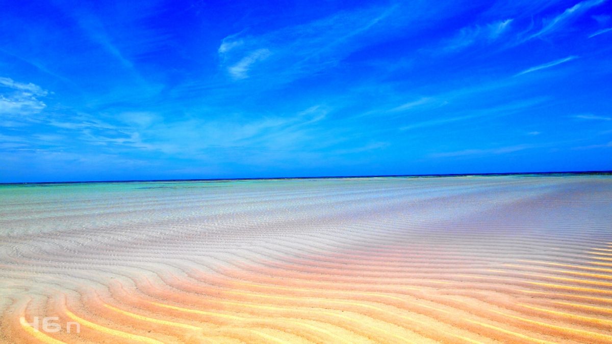 百合ヶ浜の砂紋